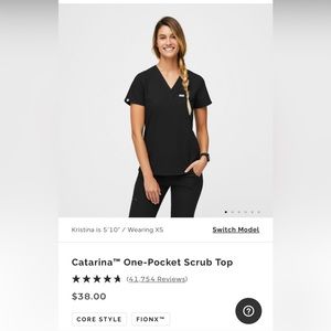 FIGS Catarina Scrub Top XXS